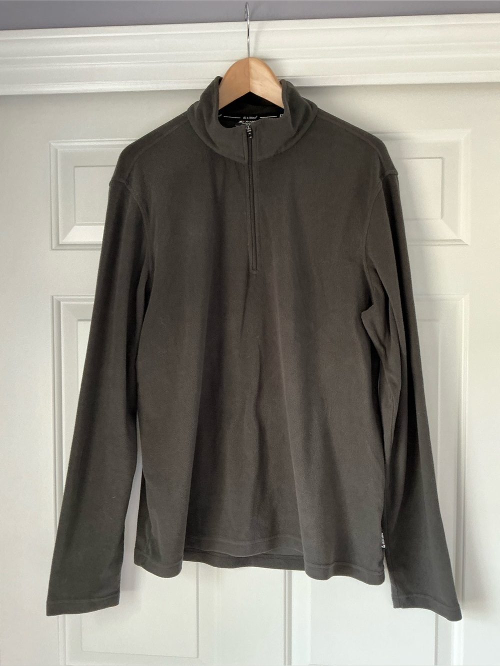 Killtec Men's Charcoal Grey Fleece 1/4 Zip Long Sleeve Pullover Top XL